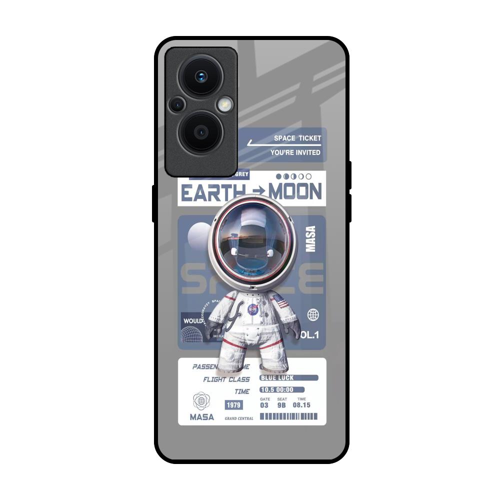 Space Flight Pass OPPO F21 Pro 5G Glass Back Cover Online