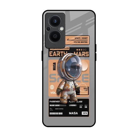 Space Ticket OPPO F21 Pro 5G Glass Back Cover Online