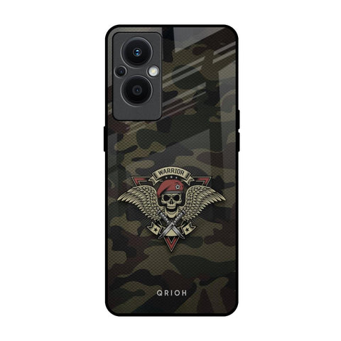 Army Warrior OPPO F21 Pro 5G Glass Back Cover Online