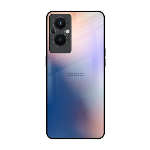 Blue Mauve Gradient OPPO F21 Pro 5G Glass Back Cover Online