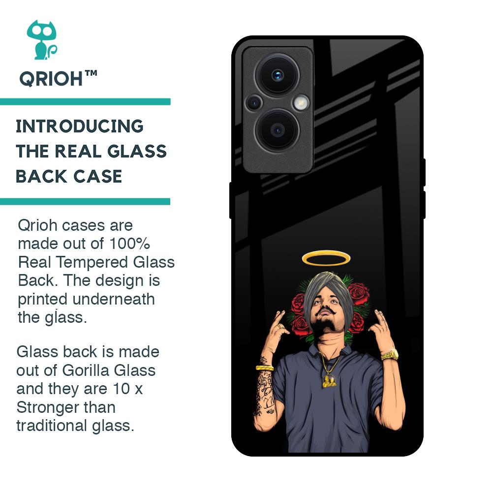 Punjabi Singer Poster Glass Case for OPPO F21 Pro 5G