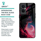Moon Wolf Glass Case for OPPO F21 Pro 5G