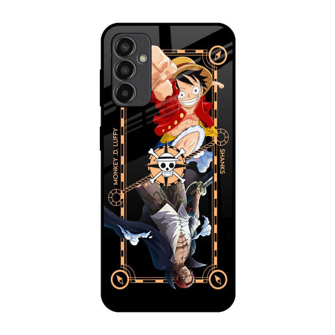 Shanks & Luffy Samsung Galaxy F13 Glass Back Cover Online