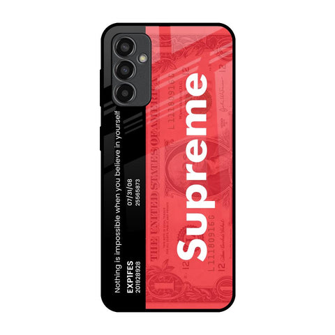 Supreme Ticket Samsung Galaxy F13 Glass Back Cover Online