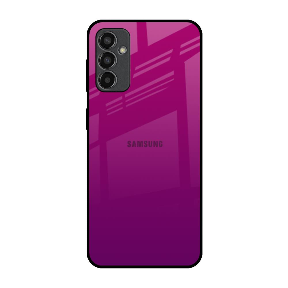 Magenta Gradient Samsung Galaxy F13 Glass Back Cover Online