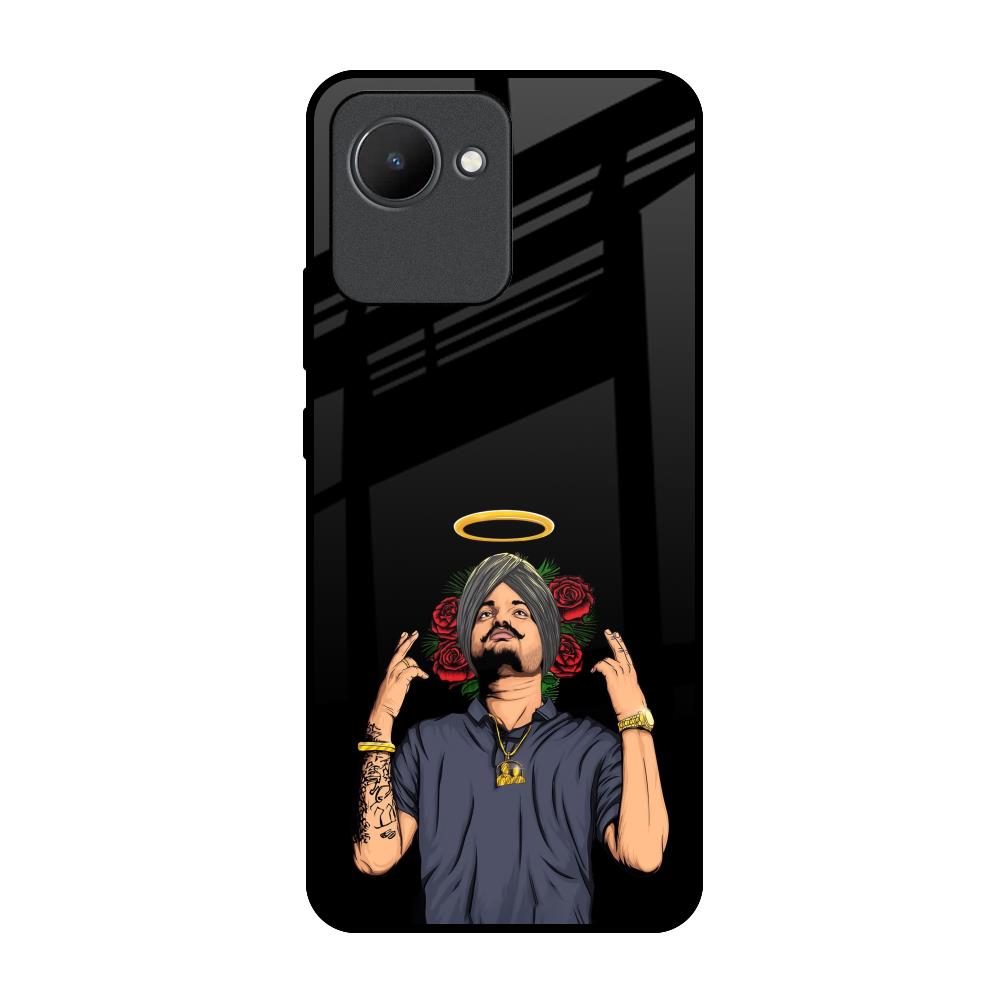 Punjabi Singer Poster Realme C30 Glass Back Cover Online