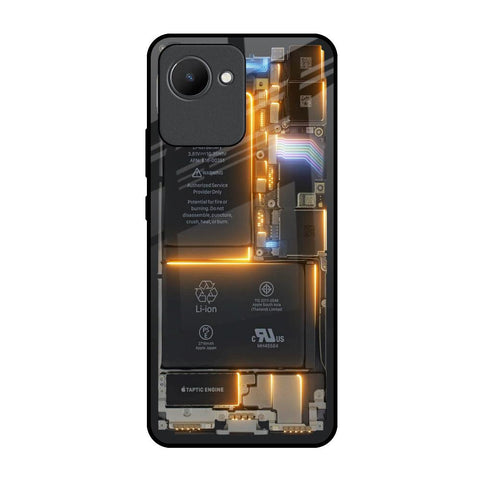 Glow Up Skeleton Realme C30 Glass Back Cover Online