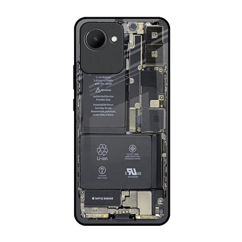 Skeleton Inside Realme C30 Glass Back Cover Online