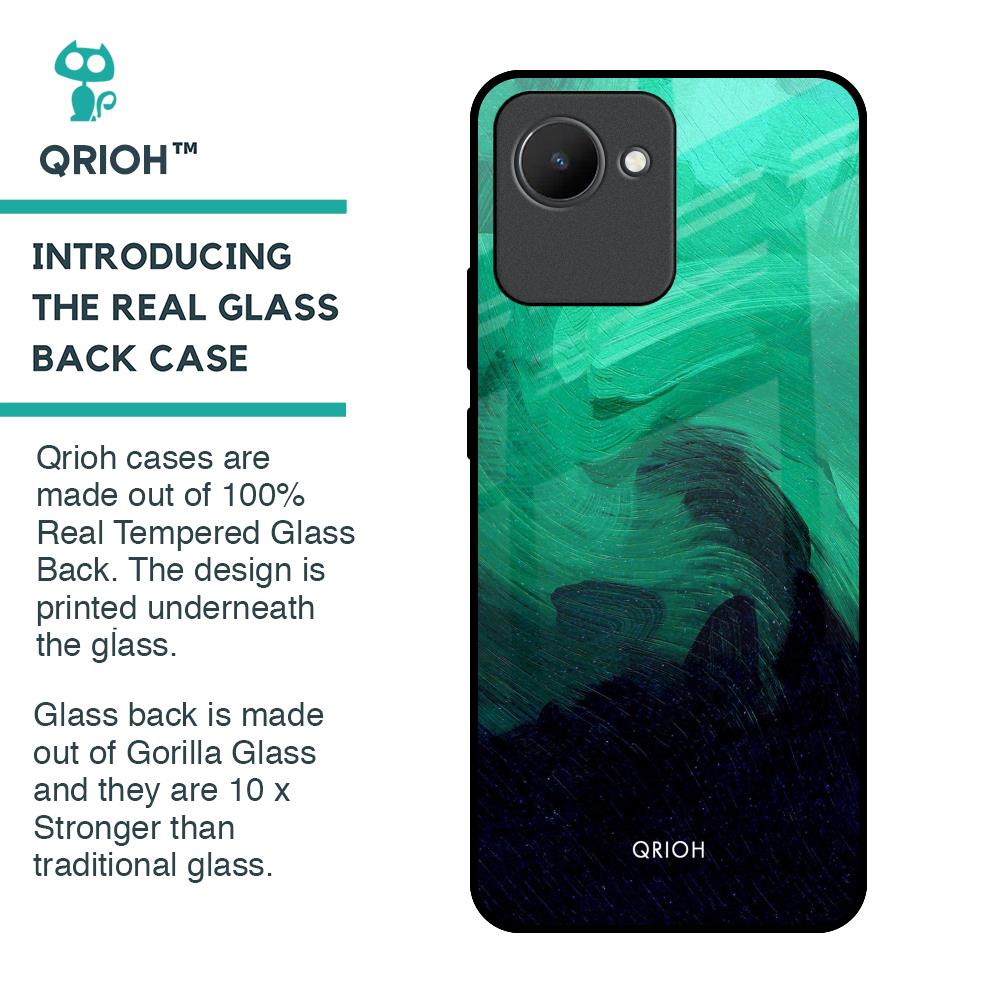 Scarlet Amber Glass Case for Realme C30