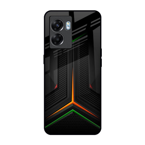 Modern Ultra Chevron Oppo K10 5G Glass Back Cover Online
