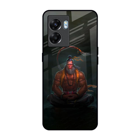 Lord Hanuman Animated Oppo K10 5G Glass Back Cover Online