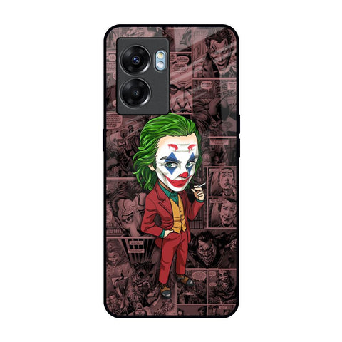 Joker Cartoon Oppo K10 5G Glass Back Cover Online
