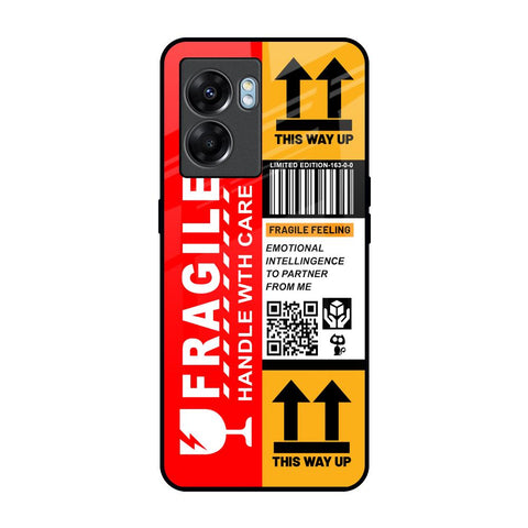 Handle With Care Oppo K10 5G Glass Back Cover Online