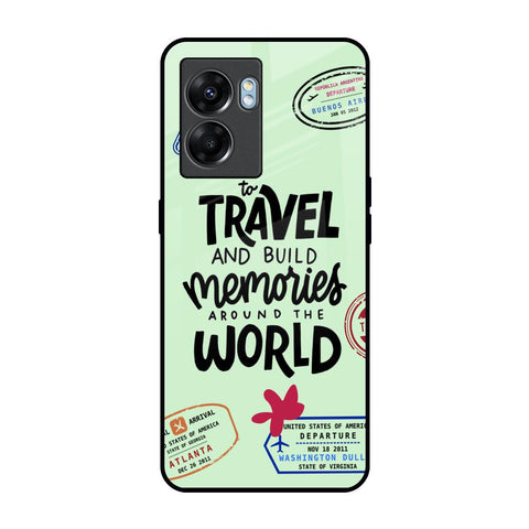 Travel Stamps Oppo K10 5G Glass Back Cover Online