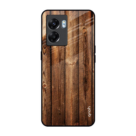Timber Printed Oppo K10 5G Glass Back Cover Online