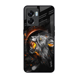 Aggressive Lion Oppo K10 5G Glass Back Cover Online