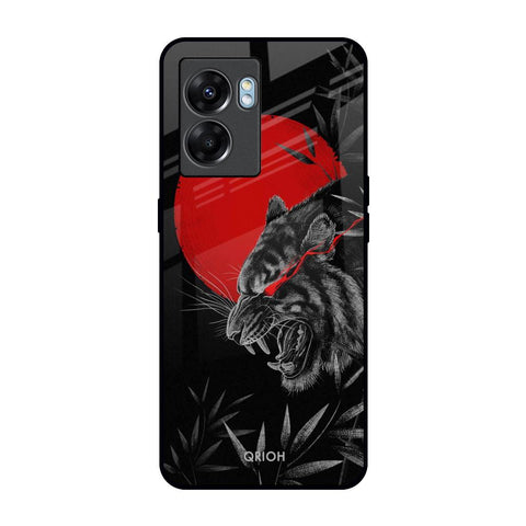 Red Moon Tiger Oppo K10 5G Glass Back Cover Online