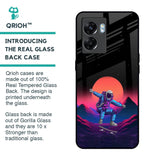 Retro Astronaut Glass Case for Oppo K10 5G