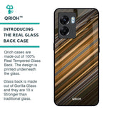 Diagonal Slash Pattern Glass Case for Oppo K10 5G