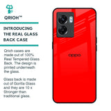 Blood Red Glass Case for Oppo K10 5G