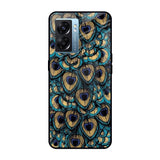 Peacock Feathers Oppo K10 5G Glass Cases & Covers Online