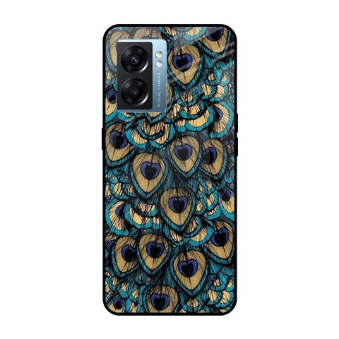 Peacock Feathers Oppo K10 5G Glass Cases & Covers Online