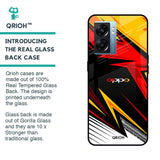 Race Jersey Pattern Glass Case For Oppo K10 5G