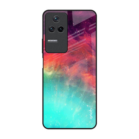 Colorful Aura Poco F4 5G Glass Back Cover Online
