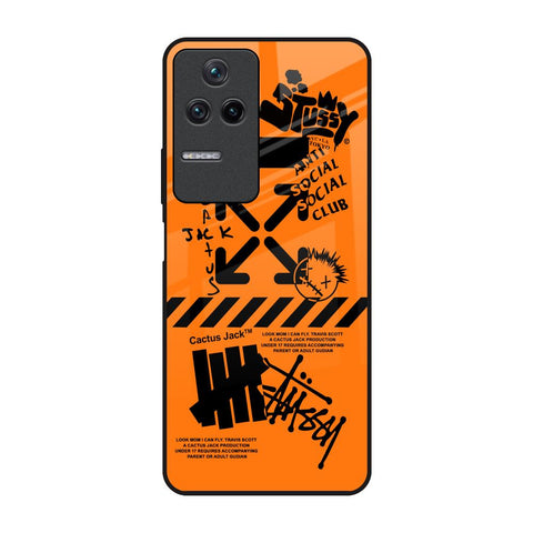 Anti Social Club Poco F4 5G Glass Back Cover Online