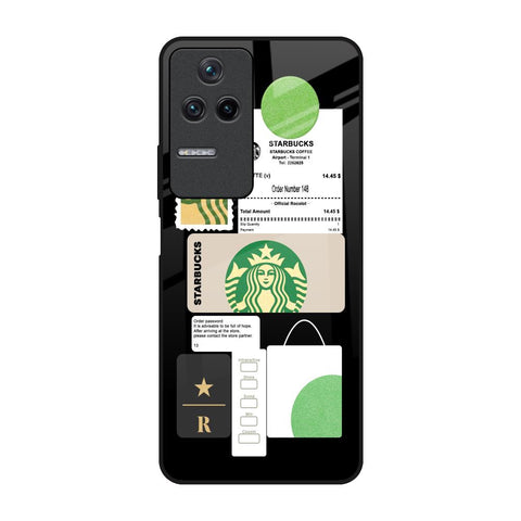 Coffee Latte Poco F4 5G Glass Back Cover Online
