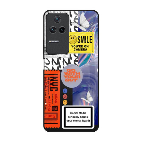 Smile for Camera Poco F4 5G Glass Back Cover Online