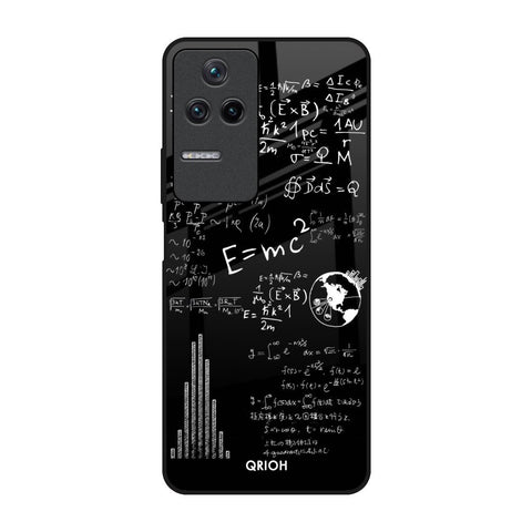 Funny Math Poco F4 5G Glass Back Cover Online
