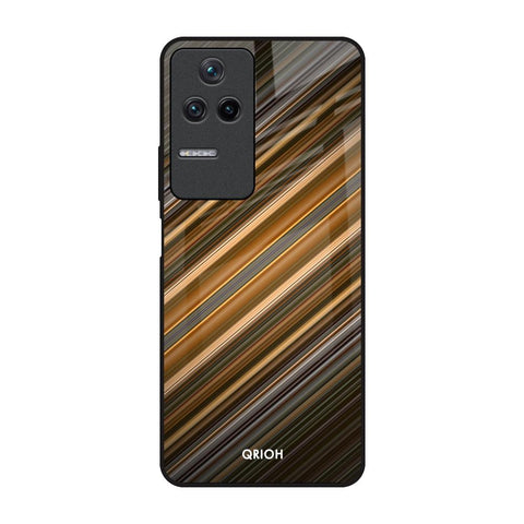 Diagonal Slash Pattern Poco F4 5G Glass Back Cover Online