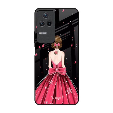 Fashion Princess Poco F4 5G Glass Back Cover Online