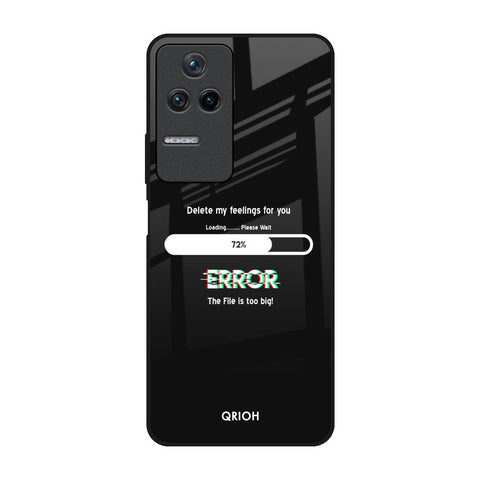 Error Poco F4 5G Glass Back Cover Online