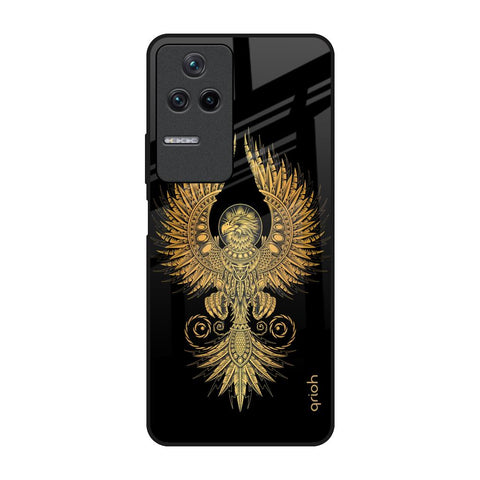Mythical Phoenix Art Poco F4 5G Glass Back Cover Online