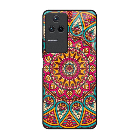 Elegant Mandala Poco F4 5G Glass Back Cover Online