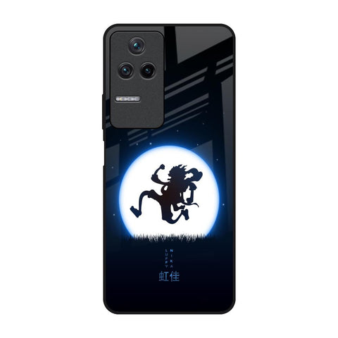 Luffy Nika Poco F4 5G Glass Back Cover Online