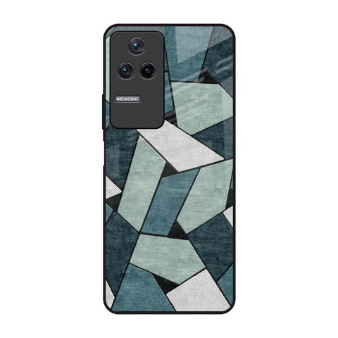 Abstact Tiles Poco F4 5G Glass Back Cover Online