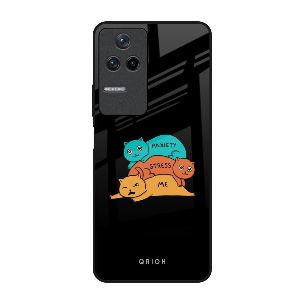 Anxiety Stress Poco F4 5G Glass Back Cover Online