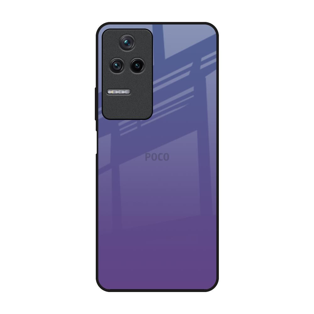 Indigo Pastel Poco F4 5G Glass Back Cover Online
