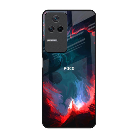 Brush Art Poco F4 5G Glass Back Cover Online