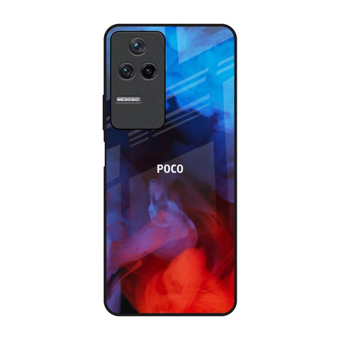 Dim Smoke Poco F4 5G Glass Back Cover Online