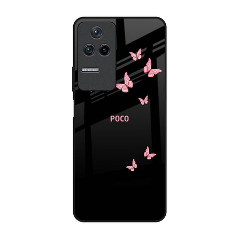 Fly Butterfly Poco F4 5G Glass Back Cover Online