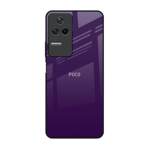 Dark Purple Poco F4 5G Glass Back Cover Online