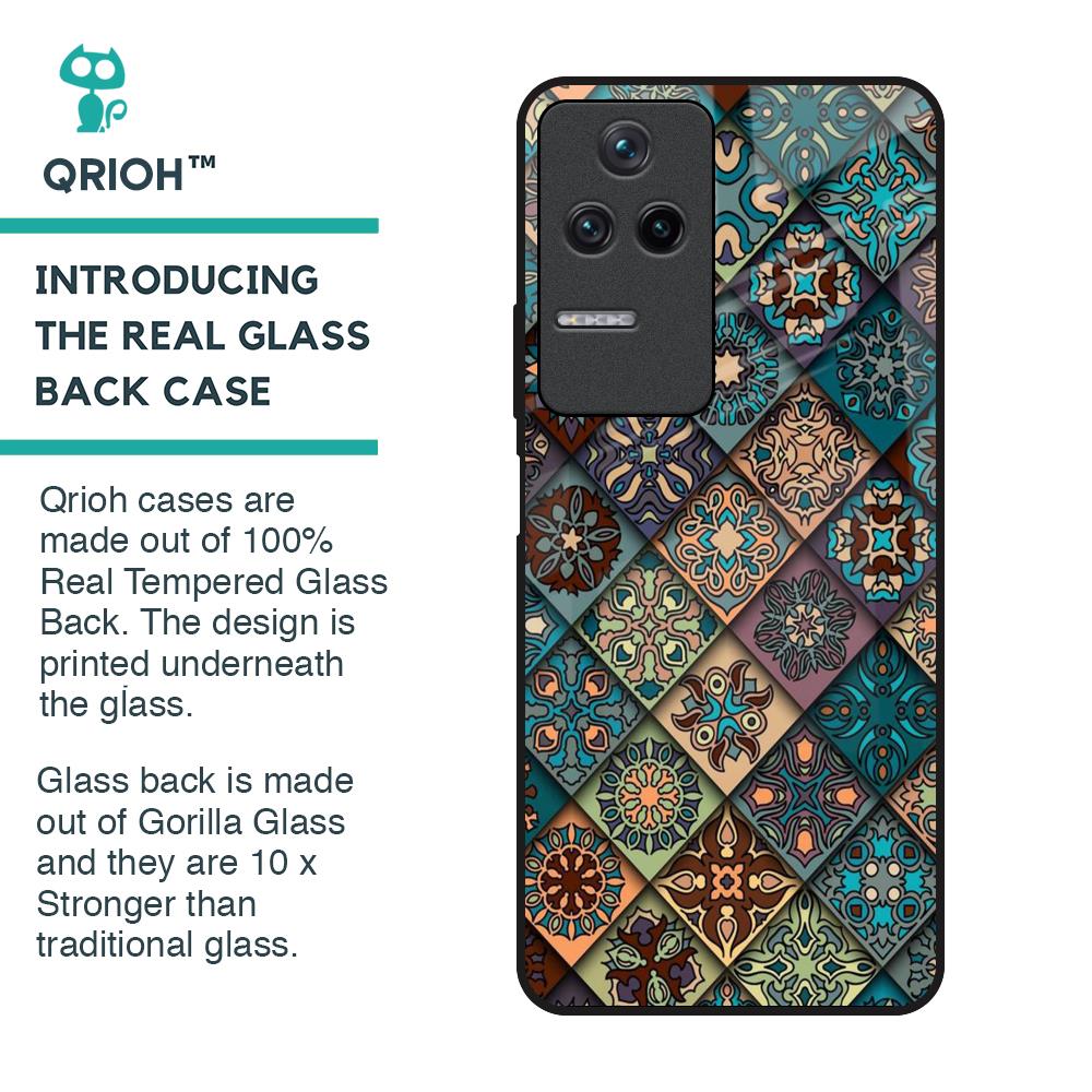 Retro Art Glass Case for Poco F4 5G