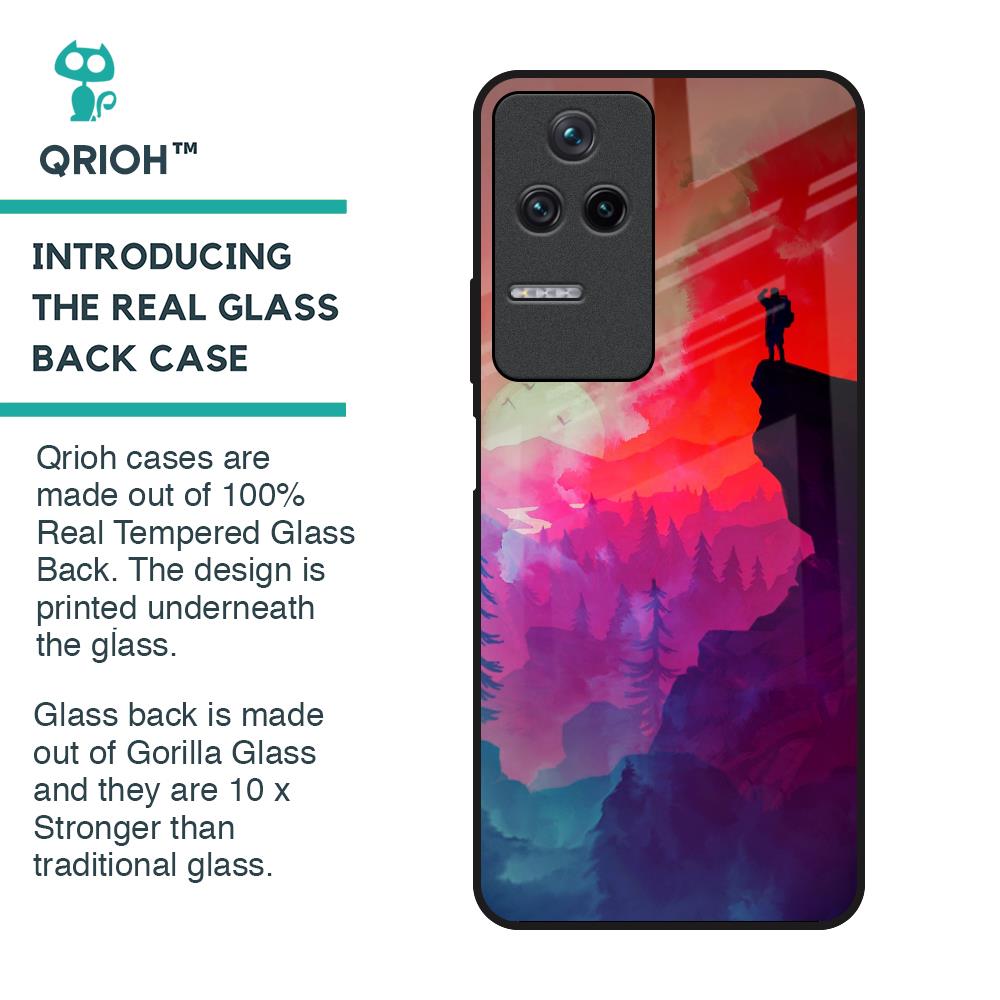 Dream So High Glass Case For Poco F4 5G