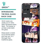 Anime Eyes Glass Case for Poco F4 5G