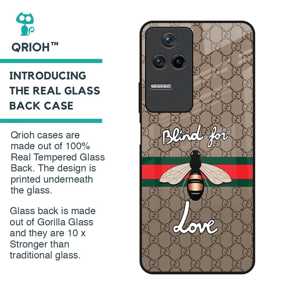 Blind For Love Glass Case for Poco F4 5G