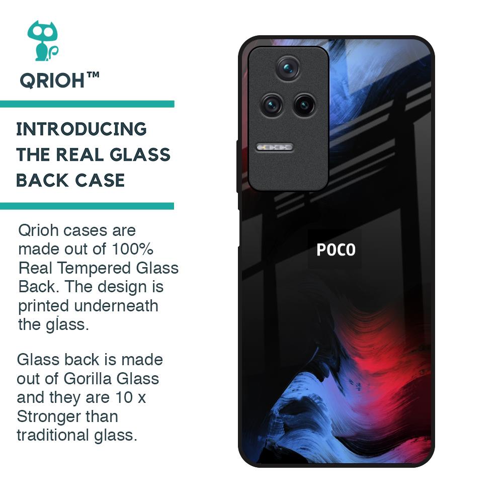 Fine Art Wave Glass Case for Poco F4 5G